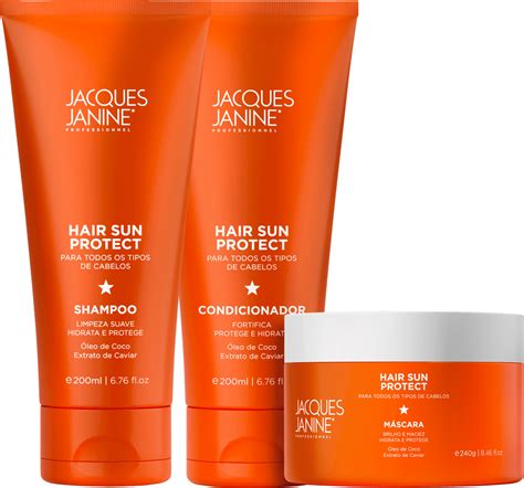 Kit Jacques Janine Professionnel Hair Sun Protect Trio | Beleza Na Web ...