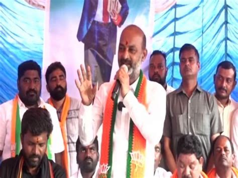 Telangana BJP chief accuses KTR of consuming drugs, challenges him to ...