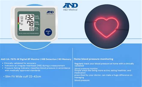 A&D UA-767S-W Digital Blood Pressure Monitor | Best BP Machine for Home ...
