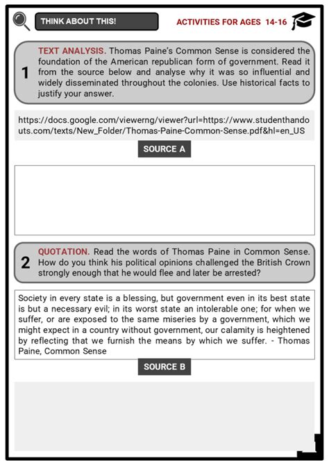 Image result for Common-Sense Worksheet