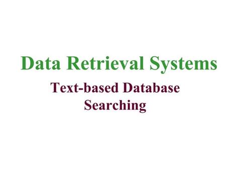 Image result for Data Retrieval