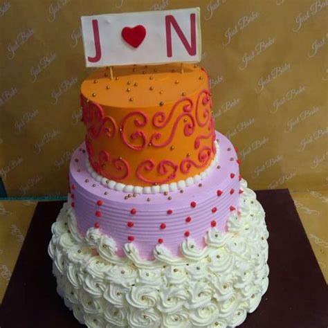 3 Tier Engagement Rings Cake Online | Just Bake