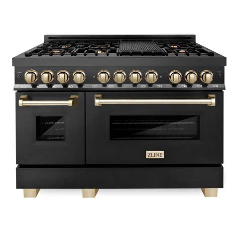 ZLINE Autograph Package - 48" Dual Fuel Range, Range Hood, Refrigerato – Premium Home Source