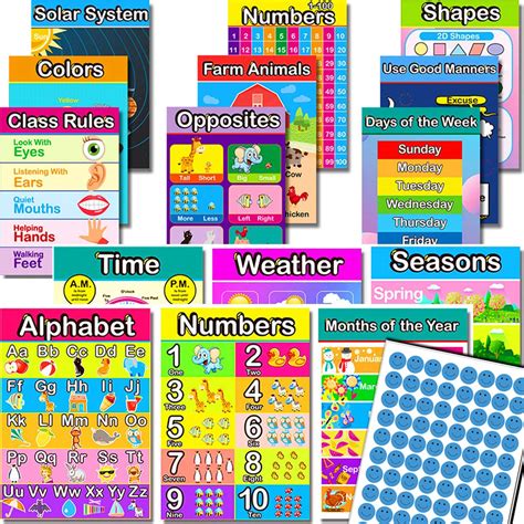 Buy LARGE SIZE Educational Preschool ,Easy Read & Learn Design for ...