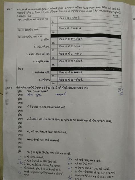 SCHOOL INSPECTOR RECRUITMENT EXAM GUJARAT QUESTION PAPER OF PHASE-II