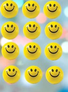 GUNGUN Emoji Smiley Face Squeeze Balls Stress Reliver Ball (PACK OF 12 ...
