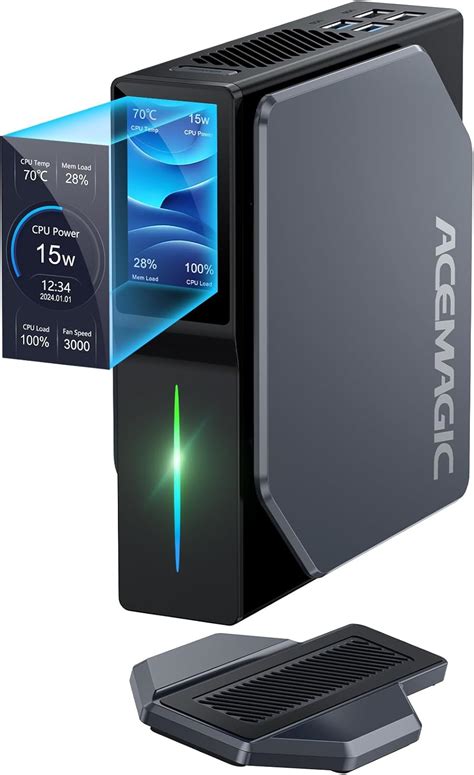 ACEMAGIC S1 Mini PC Desktop Dual Nic with DIY LCD India | Ubuy
