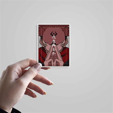 Fukuma Mizushi Sukuna Domain Stickers - Order Now