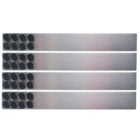 Buy LockwaysMagnetic Whiteboard Strip Set 4 Pieces 2 x 15 Inch Bulletin ...