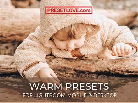 80 Lightroom Presets with Warm and Golden Tones for 2024