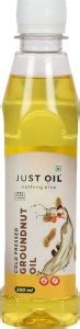 Just Oil Cold Pressed Groundnut Oil Plastic Bottle Price in India - Buy ...