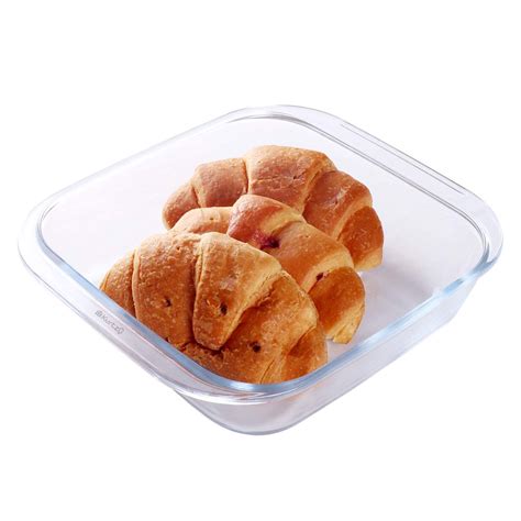 Buy ABOUT SPACE Baking, Pudding Tray - Borosilicate Clear Glass Baking ...