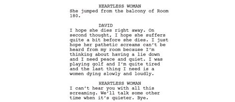 Image result for Dialogue Script Example