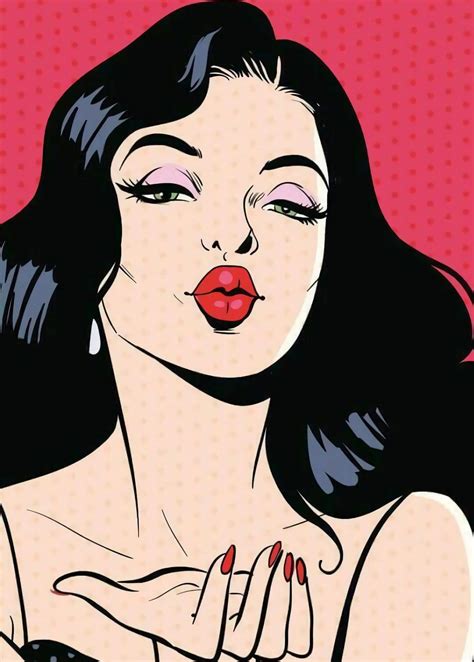 Flying Kiss - Pop Art Painting - Art Prints by Tallenge Store | Buy ...