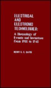 Buy Electrical and Electronic Technologies: A Chronology of Events and ...