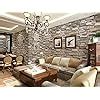 WOW Interiors Multi color Brick SELF Adhesive Wallpaper for Living Room ...