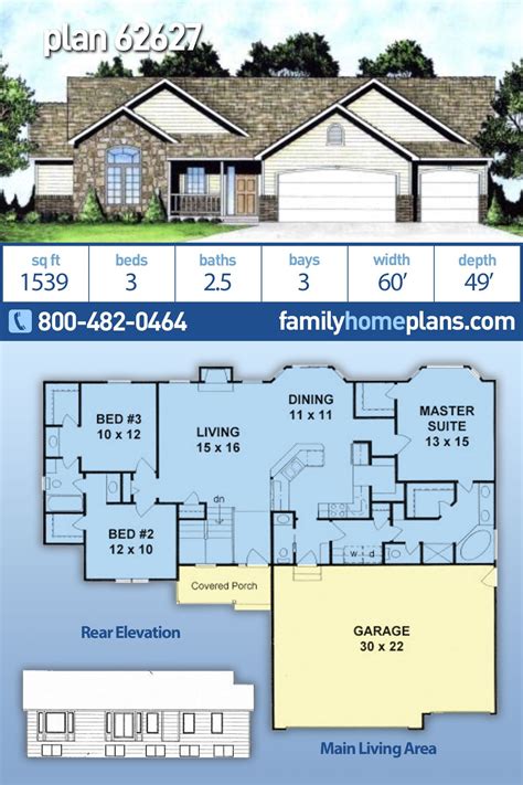 Contemporary Ranch House Floor Plans