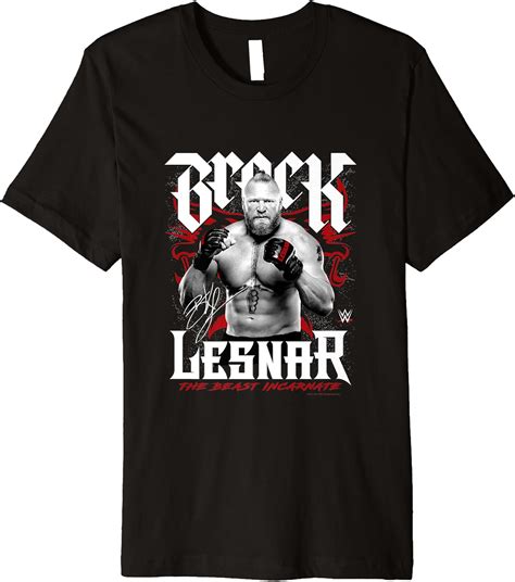Buy WWE Brock Lesnar Beast Incarnate Premium T-Shirt Online at Lowest ...