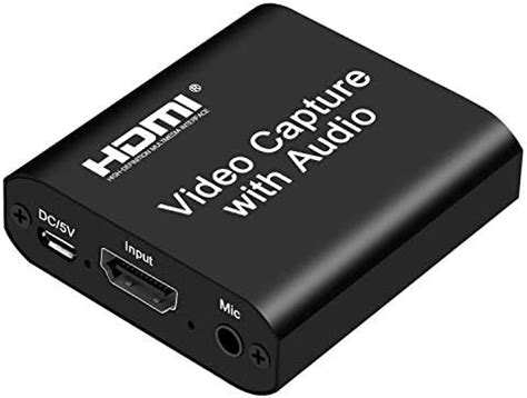 DIGITNOW Audio Video HDMI Capture Card with Loop Out, USB 2.0 4K HD ...