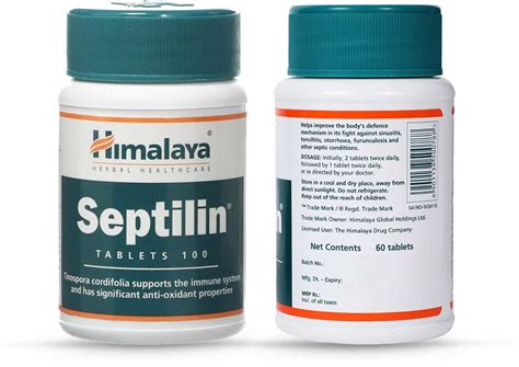 Buy HIMALAYA SEPTILIN TABLETS - 60'S Online & Get Upto 60% OFF at PharmEasy