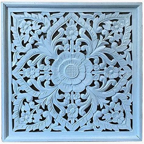 Royalzig Wooden Wall Hanging Panel Decor - Wood Hand Carved Wall Panels ...