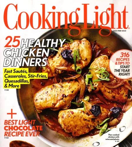 Image result for Cooking Light Magazine