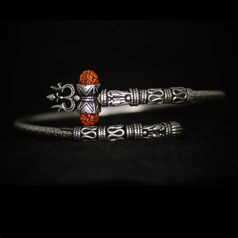 Buy Trishul Silver Bangle – Jewllery Design