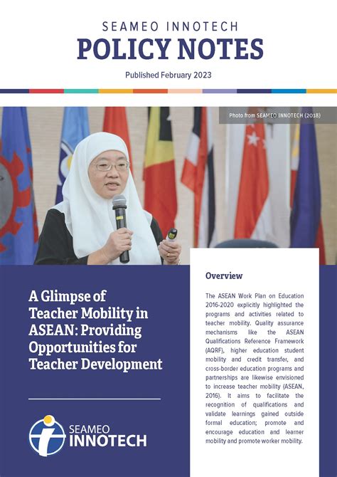 Policy Notes: A Glimpse of Teacher Mobility in ASEAN: Providing ...