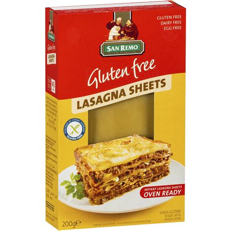 San Remo Lasagne Gluten Free