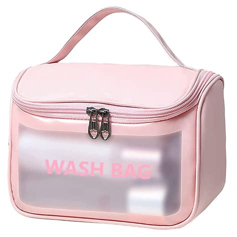KREEVAL Multi-Functional Large Makeup Pouch for Women | Waterproof PVC ...