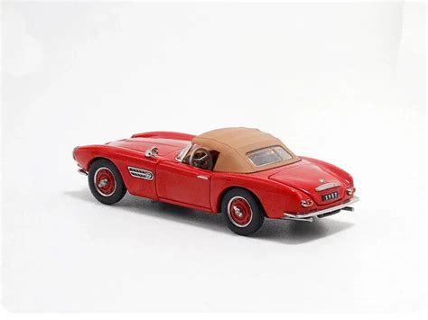 GFCC 1:64 1957 BMW 507 SOFT TOP Roadster Convertible Model Car Red ...