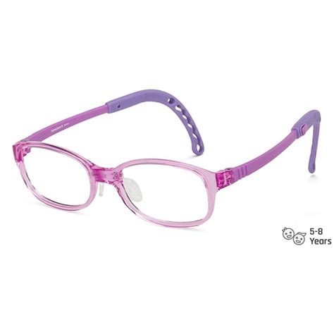 Buy Blue-Block Kids Computer Glasses: Purple Transparent Full Rim ...