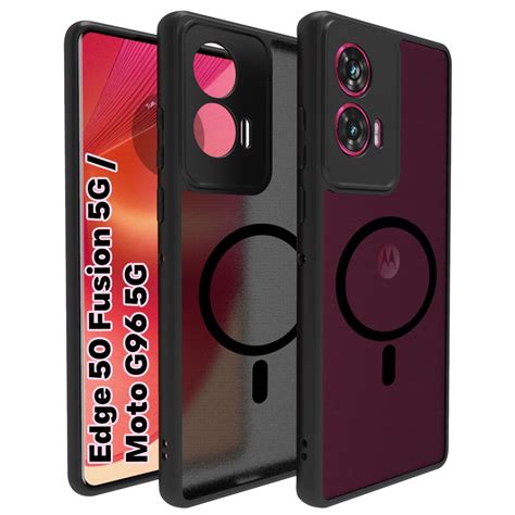 RIGGEAR Shockproof Sleek Hybrid Armor Magnetic Back Cover Case ...