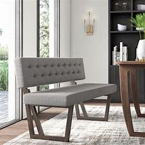 Image result for Padded Dining Table Bench