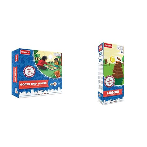 Buy Funskool Goats & Tigers,Traditional Indian Game,Aadu Puli Attam ...