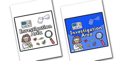👉 Investigation Area Sign (teacher made) - Twinkl
