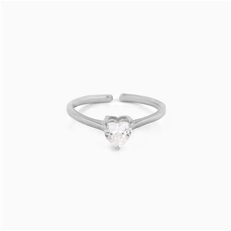 Buy Silver Heart's Paradise Ring at Best Price – GIVA