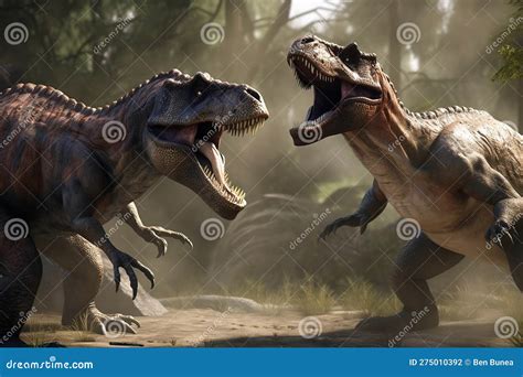 Dinosaur Battle - Ferocious Carnivores Fighting in Prehistoric Times ...