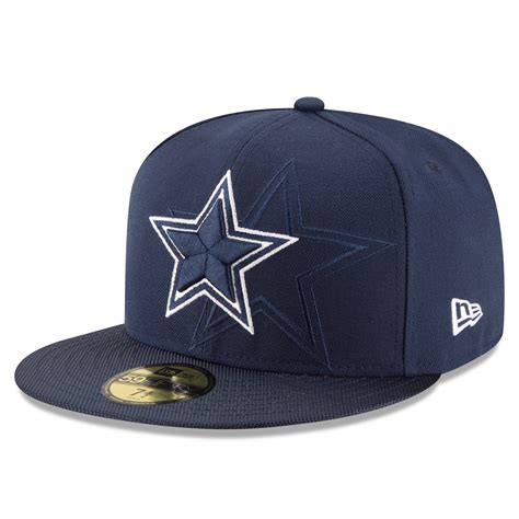 Dallas Cowboys New Era 2016 Sideline Official 59FIFTY Fitted Hat - Navy