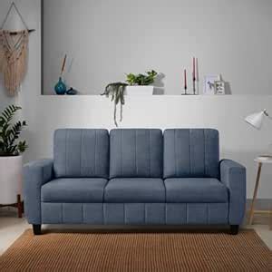 Sleepyhead Bae - 3 Seater Sofa (Fabric, Ocean Blue) 3 Person Sofa ...