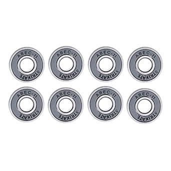 UJEAVETTE® Lot 8 Frictionless Abec 11 Skateboard Roller Skate Bearings ...