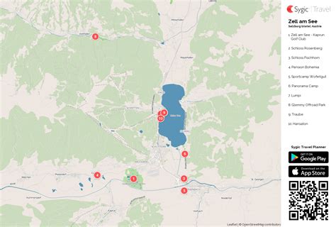 Zell Am See Tourist Map