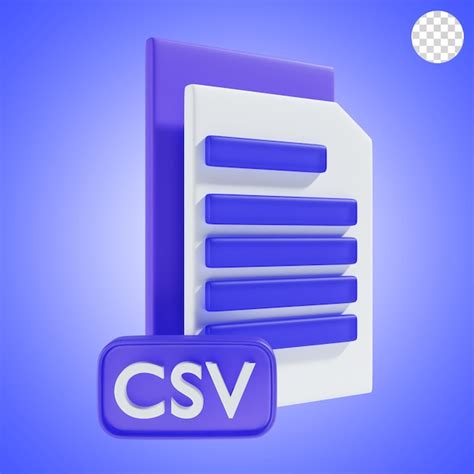 Csv file icon | Premium PSD