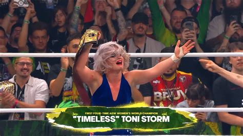 Toni Storm Wins Back Title at AEW Collision: Grand Slam Australia