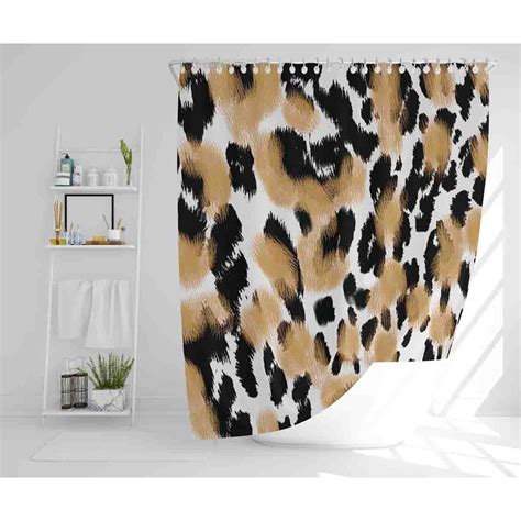 Leopard Print Shower Curtain