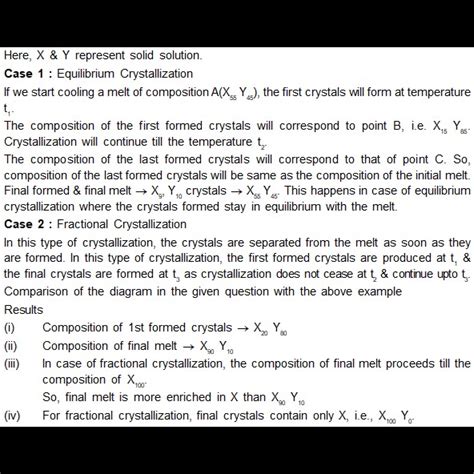 Shown below is an isobaric binary temperature-composition phase diagram ...