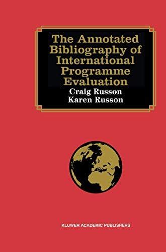 Buy The Annotated Bibliography of International Programme Evaluation ...