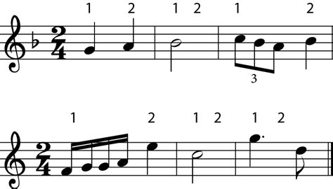 Image result for 4 8 Time Signature Examples