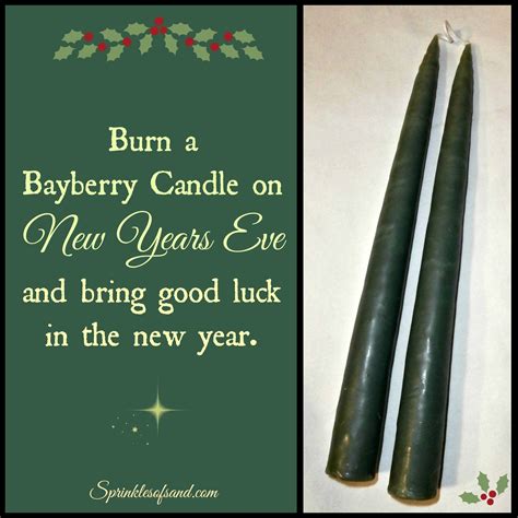 Burn a Bayberry Candle on New Years Eve | Bayberry candles, New years ...