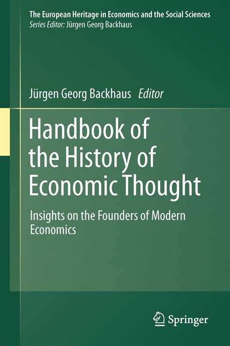 Buy Handbook of the History of Economic Thought: Insights on the ...